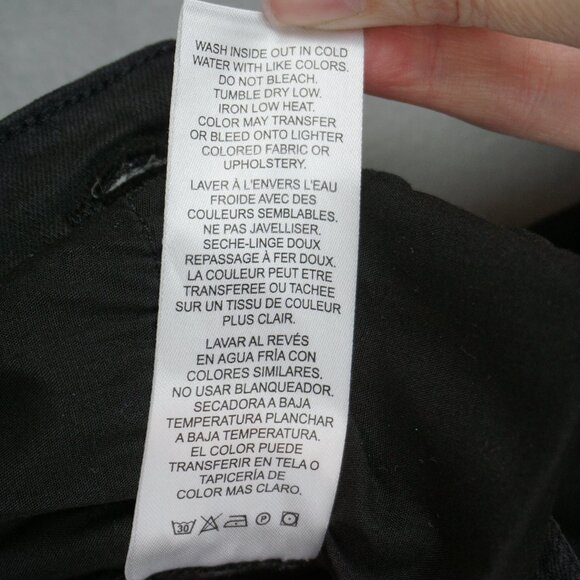 New Frame Denim Le High Straight Leg Jeans in Film Noir size 24 - Picture 16 of 16